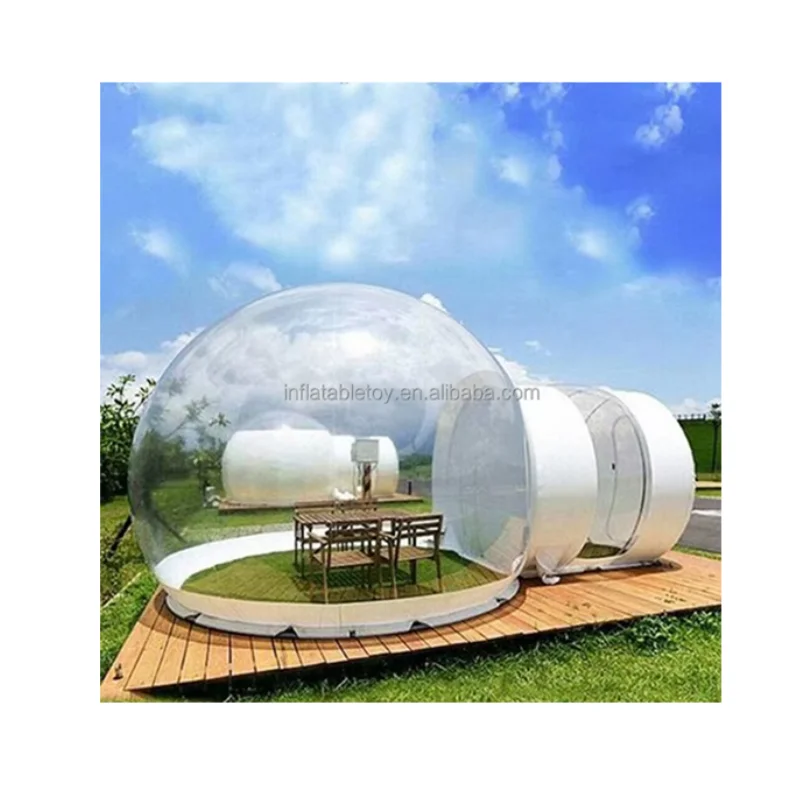 

2024 Hot Selling White Transparent Dome Inflatable Bouncing Balloon Bubble House(Customized Products)