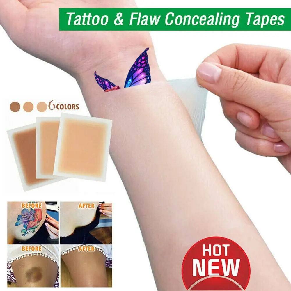 

Flaw Concealing Waterproof Hide Tape Skin-Friendly Tattoo Cover Up Sticker Concealer Scar Acne Cover