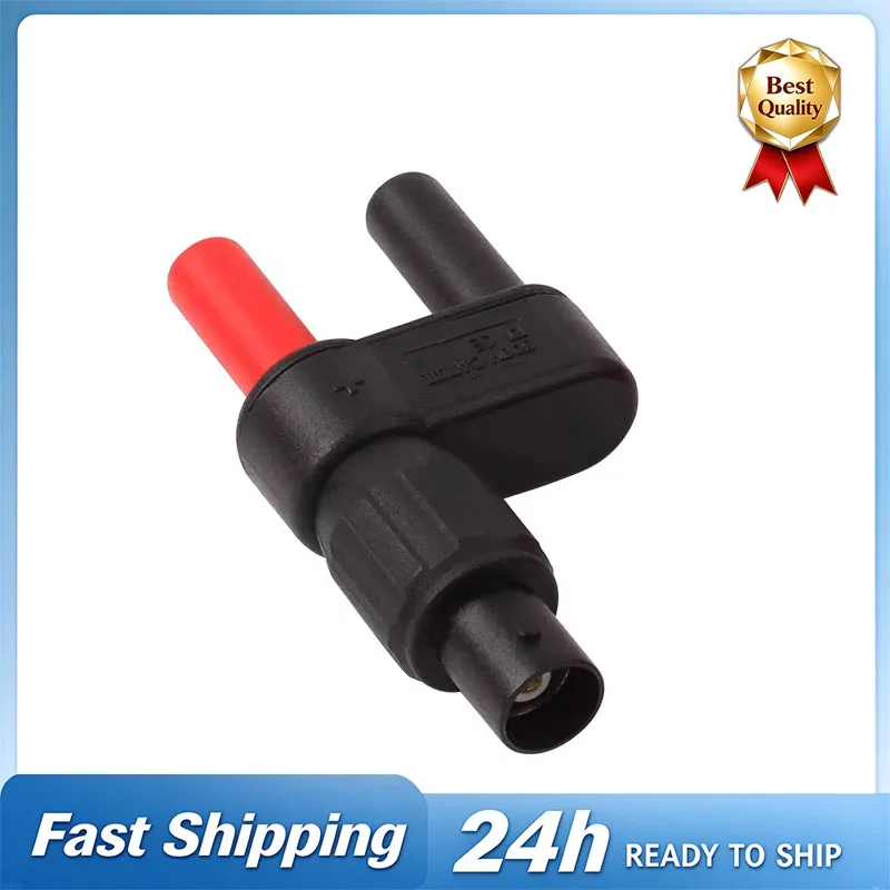 High Quality Lnstrument Accessories Dual Banana Plug To Female BNC Adapter Used For Oscilloscope Current Clamp Conversion Head
