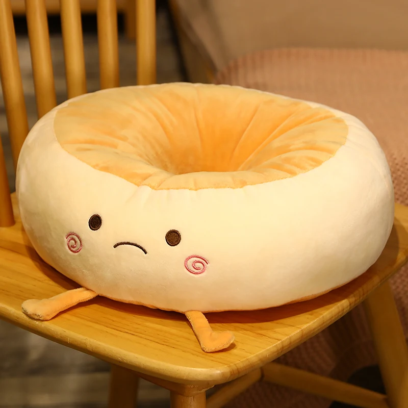 New Arrive 38cm Creative Kawaii Food Bread Plush Toys Stuffed Soft Cake Toast Doll Nap Sleep Pillow Sofa Bed Cushion Gift