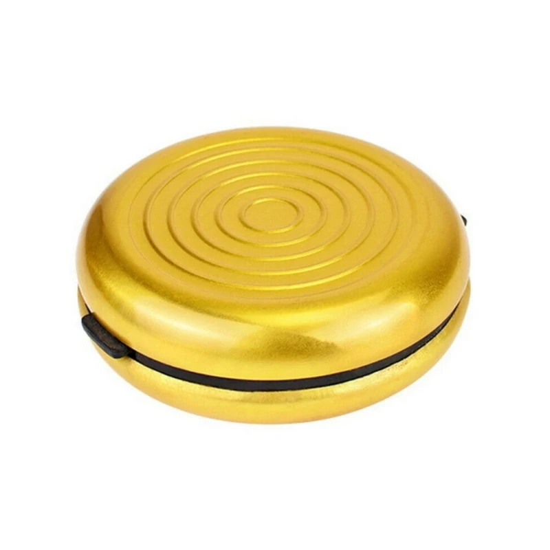 Round Euro Coin Dispenser Storage Wallet Clip  Box Aluminum Alloy Plastic Used    Dollar   Card Bag