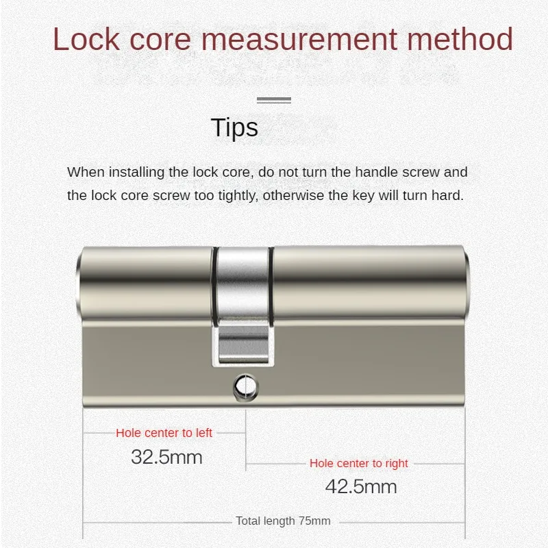 Imagem -06 - Universal Household Anti-roubo Door Lock Core Personalizar a Mesma Chave para Abrir Todos os Cilindros Master Bead Super C-class