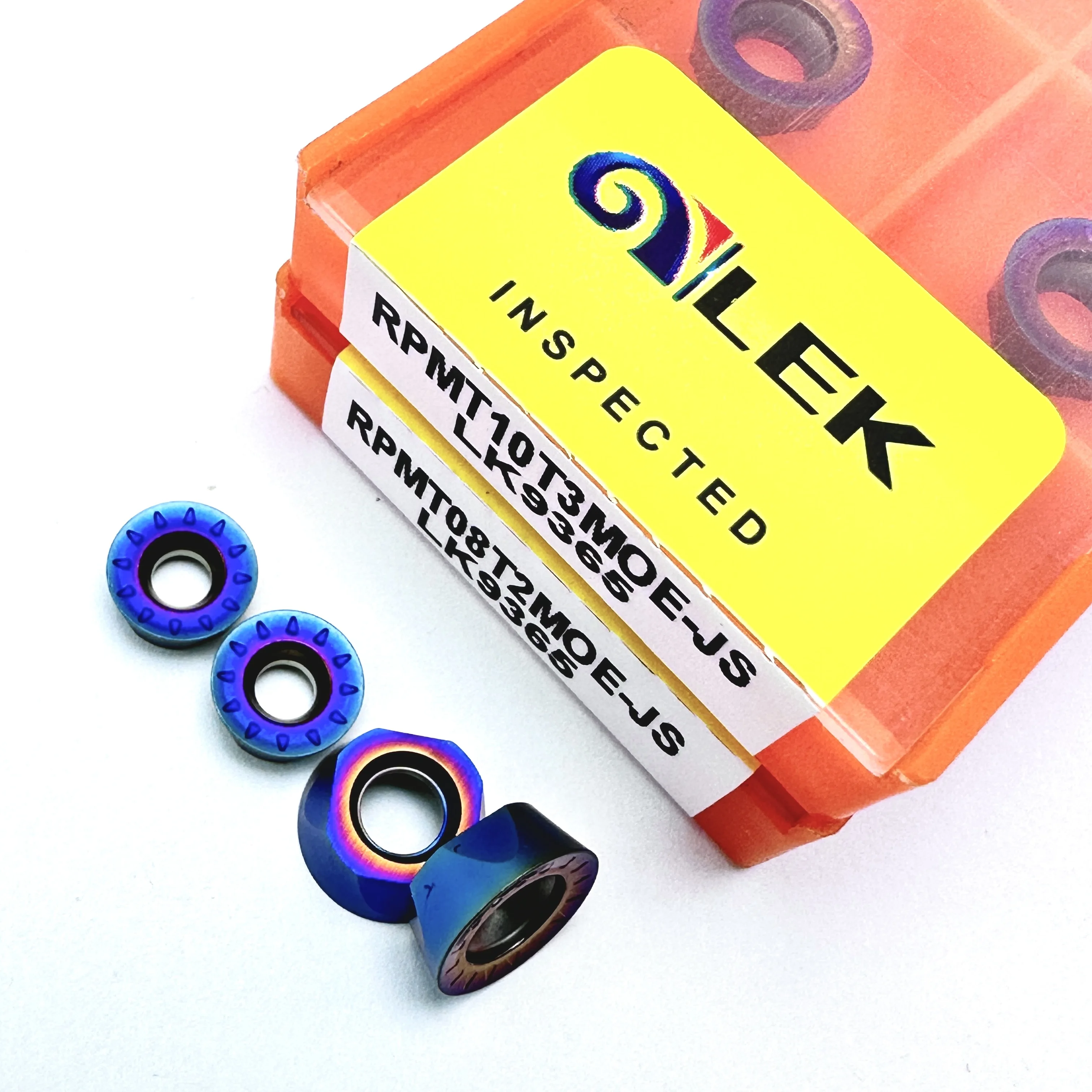 RPMT08T2 RPMT10T3 RPMT1204MOE LK9365 Nano Coating Milling Carbide Inserts Indexable CNC Lathe Tools Steel Processing Milling view 2
