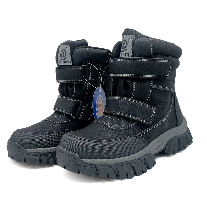 

NEW 1pair Waterproof Boy Wool Snow Boots Winter Warm Leather Ski Children Boot,-40 or -30 degrees Kid Boot