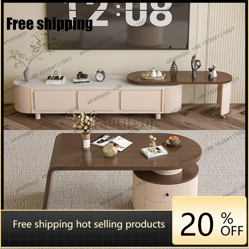Creative Light Luxury Coffee Tables Modern Simple Space Saving Coffee Table Quality Storage Mesa De Centro Living Room Furniture