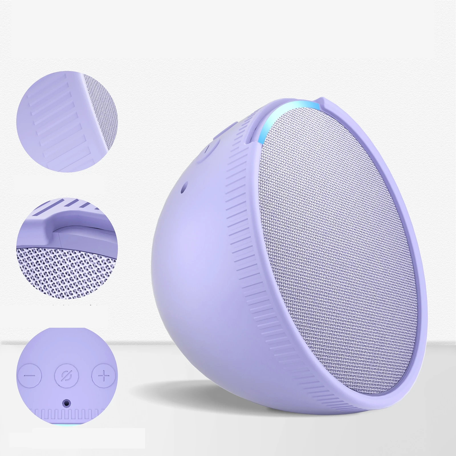 For Echo Protective Case All-Inclusive Drop-Proof Smart Speaker Case For Echopop Silicone Protective Case Multiple Colors