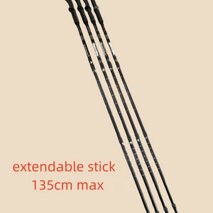 Retractable telescopic trekking pole, expandable sugarcane, defense climbing, accessory hiking, retractable, 64-135cm 8 Main Sales Personal Defense Personal Defense - №8