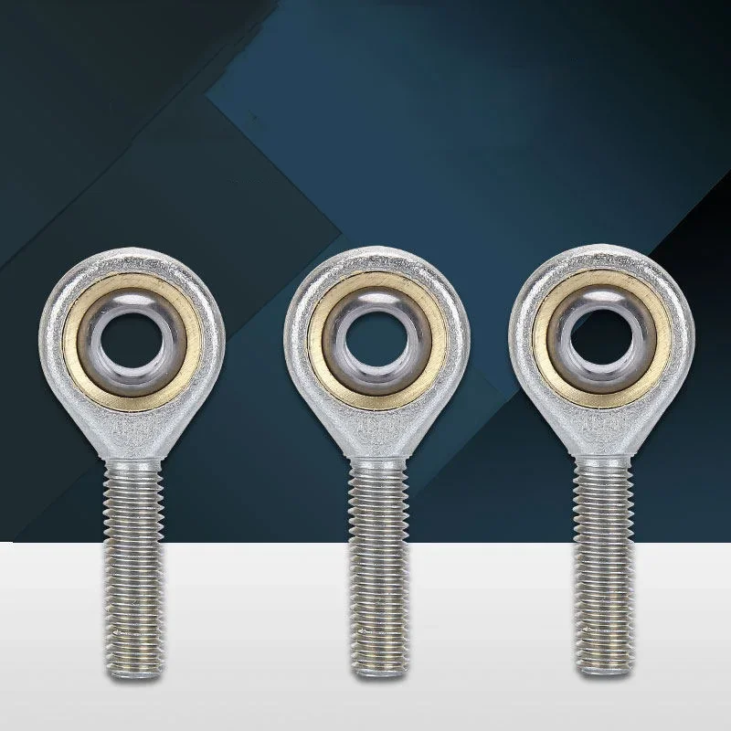 1Pc M4 M5 M6-M20 MaleThread Rod End Bearing Spherical Plain Joint Bearing Right Left Hand Thread Fish Eye Bearing Hardware Parts