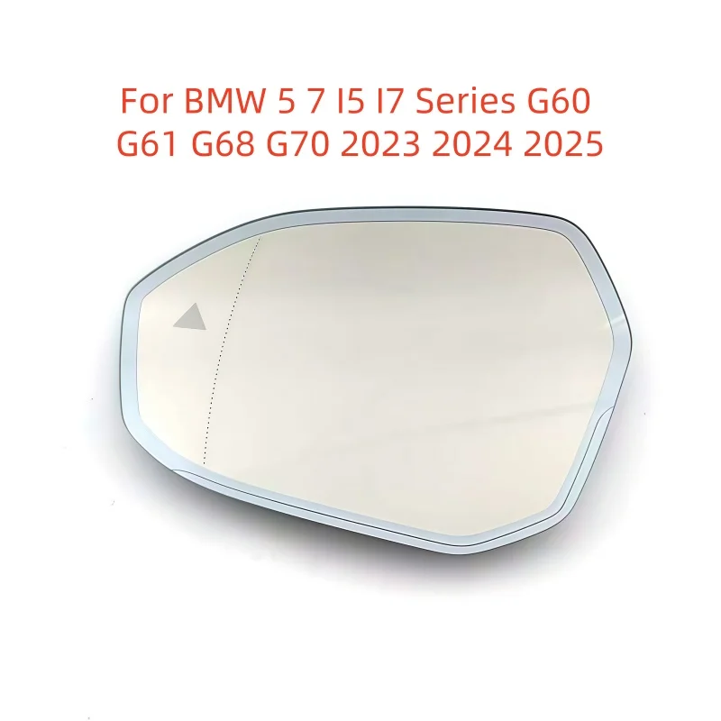 

For BMW 5 7 I5 I7 Series G60 G61 G68 G70 2023 2024 2025 Auto Dimming Heated Blind Spot Warning Rear Mirror Glass