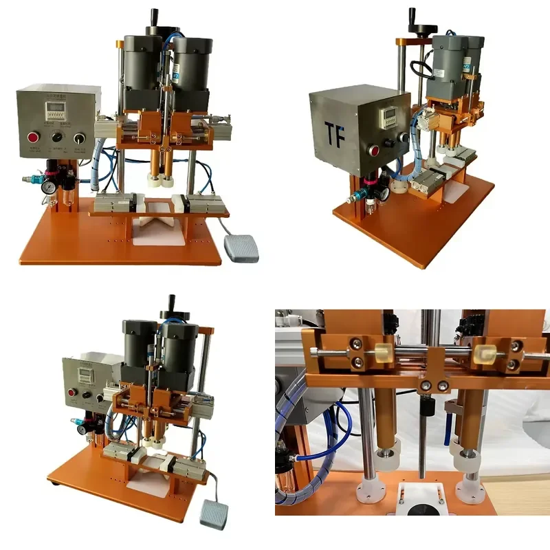 Semi-automatic Cosmetic Plastic Bottle Capping Machine for Small Batch Production Easy Operation High Efficiency Packaging