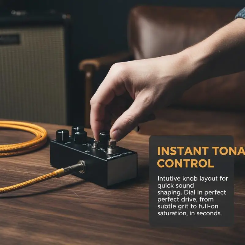 Pedal de Overdrive Vintage para Guitarra Elétrica US Dream, Distorção Clássica, Chorus e Delay Digital para Shows Profissionais