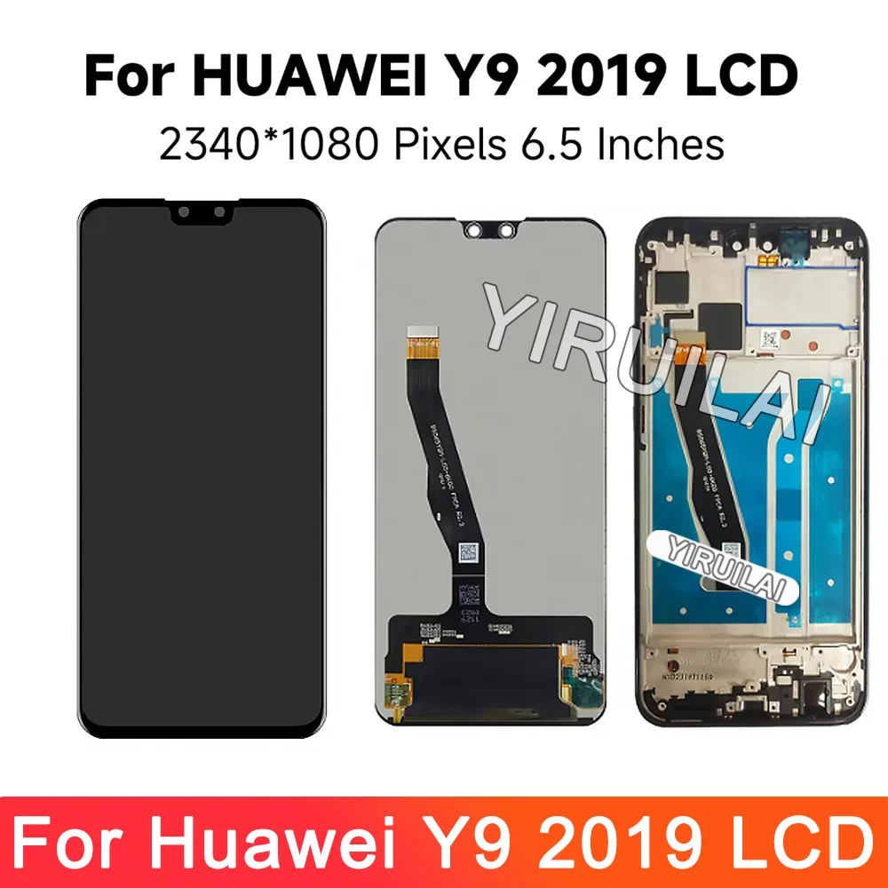 6.59''OLED LCD Display For Huawei Y9 Prime 2019 LCD Touch Screen Digitizer Assembly For Huawei P Smart Z STK-LX1 LCD Replacement