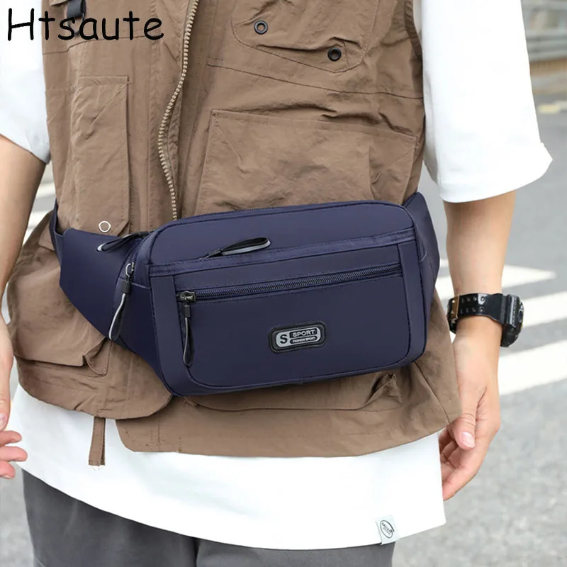 

Crossbody Bag Men's Outdoor Sports Multi Functional Waterproof Waist BagS Fit Mobile Waist Bag With Large Capacity For Men Women