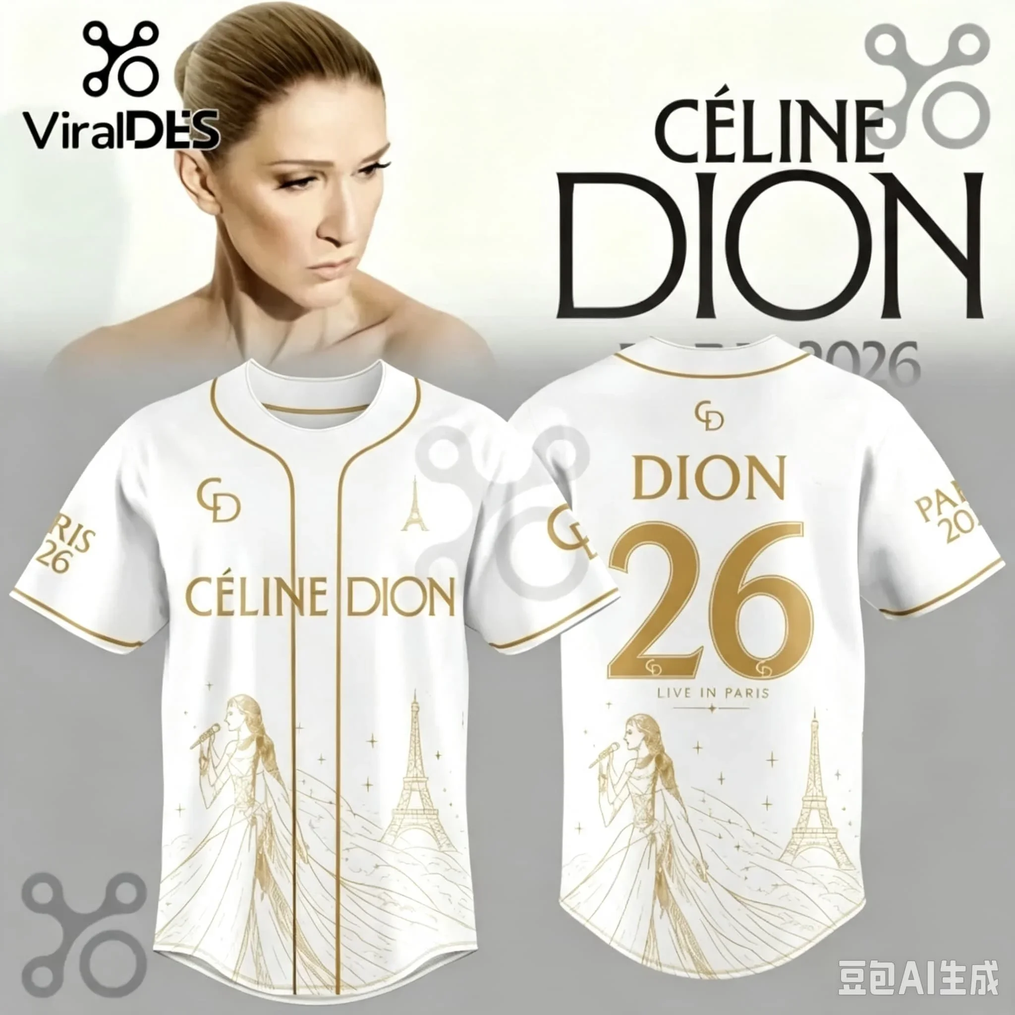 Neues Celine Dion Paris 2026 Fan-Tour-Geschenk Schnelltrocknendes T-Shirt für Männer und Frauen 2026 Neues Herren-T-Shirt Streetwear Tees Familien-Matching – Detail 17
