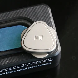Rice Ball Fidget Slider Toy Stainless Steel Spinner Finger Push Spin Coins Fidget Toys EDC Gear For Adults Kids Gifts