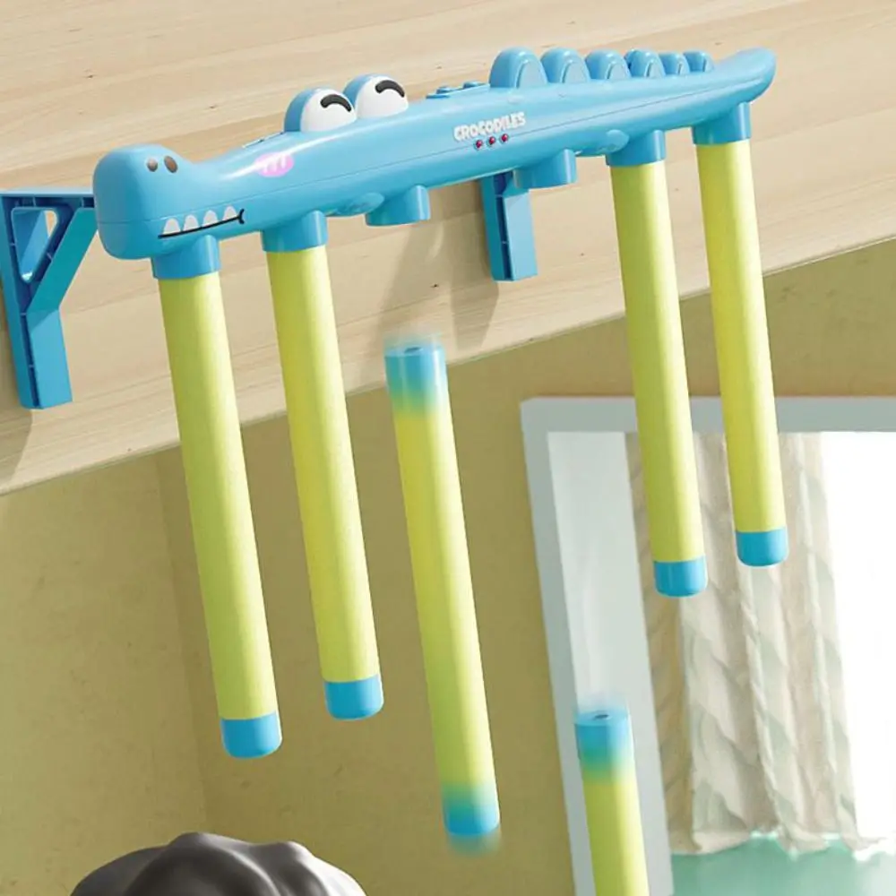 Palos que caen de desafío de cocodrilo, juego de ejercicio, palo para agarrar ojos y manos entre padres e hijos, pulpo de reacción rápida