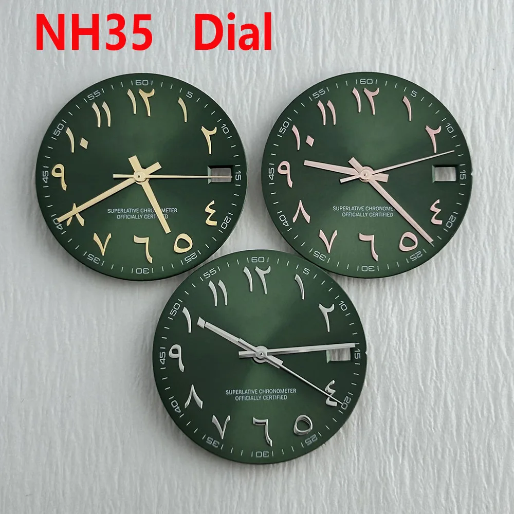 NH35 dial Arabic numeral watch dial non luminous dial suitable for NH35 NH36 movement watch accessories watch repair tool