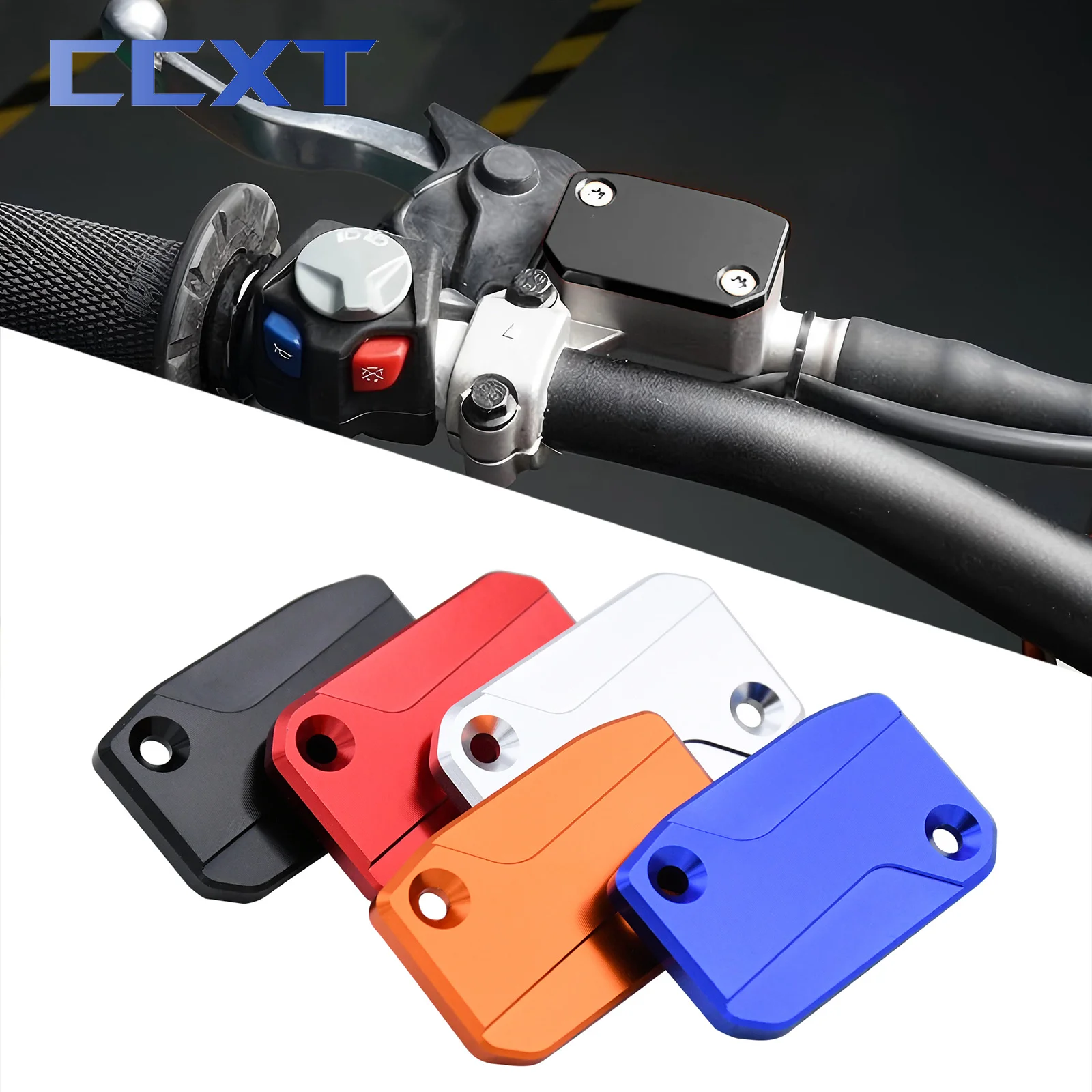

Motorcycle CNC Front Clutch Brake Reservoir Cover Cylinder Cap For Husqvarna TE FC 2014-2021 For KTM EXC EXCF SX SXF XC XCF XCW
