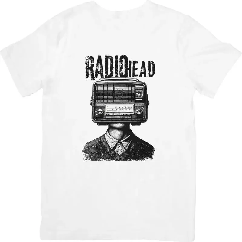 Radiohead Music Fit For Quality Baumwoll-T-Shirt Weiß