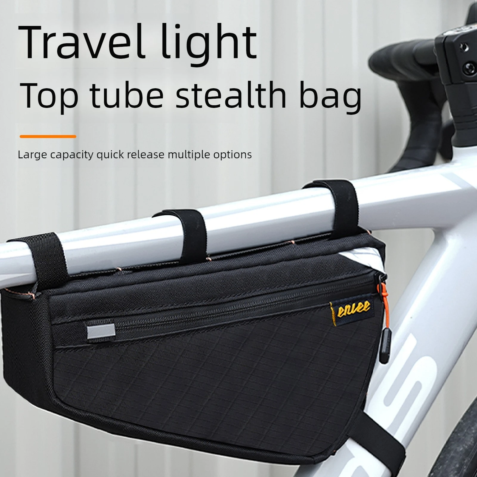 

ENLEE велосипедная верхняя трубчатая сумка, дорожная велосипедная нижняя балка, треугольная сумка для хранения горного велосипеда, пригородная уличная водонепроницаемая сумка