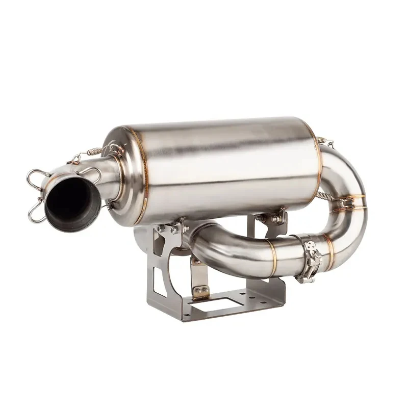 Motorcycle UTV exhaust muffler for Can Am Maverick X3 Turbo R & RR Max X3 Turbo Maverick X3 exhaust Muffler 2017-2025 - view 5