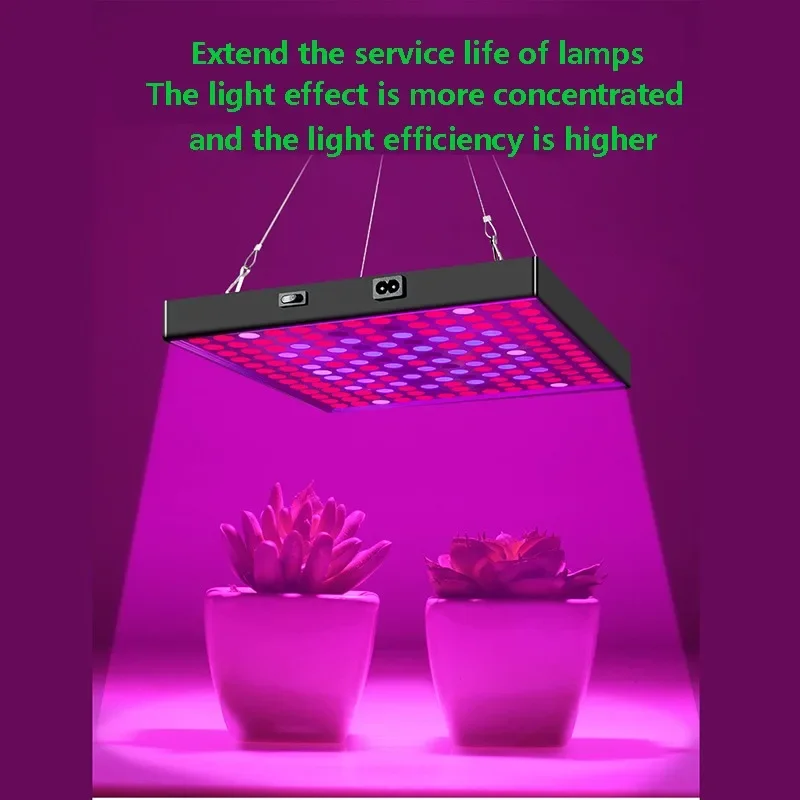 LED Quantum Grow Light para Hidropônico Interior, Espectro Completo, Iluminação para Usinas Elétricas, 85-265V, Venda Quente