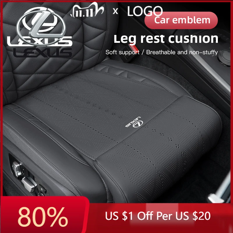 

2026 Hot Interior Stickers Car Seat Leg Support Extension Leather Auto Extender Cushion For Lexus Fsport GS GX IS LS LX CT LC RC