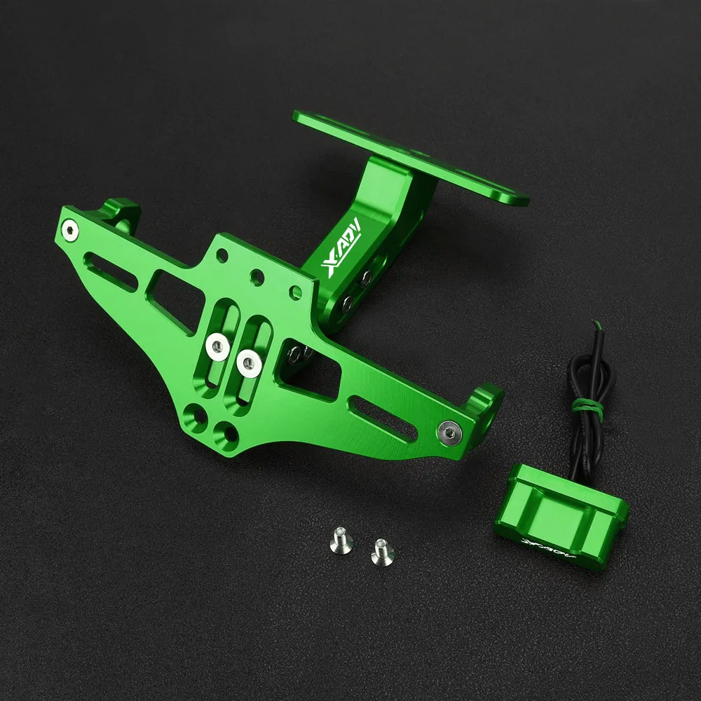 CNC قابل للتعديل الخلفية لوحة ترخيص حامل قوس الذيل مرتب الحاجز مزيل عدة لهوندا XADV X-ADV 750 X ADV 300 750 1000