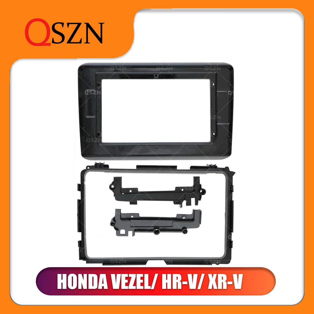 

QSZN 9 Inch Car Frame Fascia For HONDA VEZEL/ HR-V/ XR-V 2013 2014 Panel Dash Mount Installation Double Din Car Dvd Frame Kit