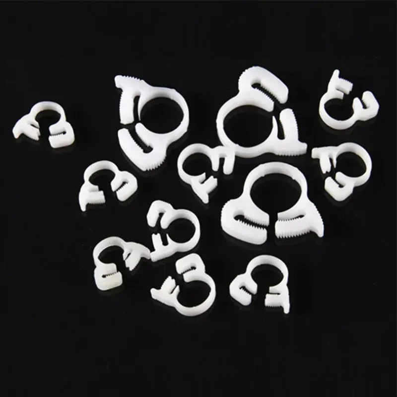 10st Slangklemmen 3.8 ~ 59Mm Plastic Lijn Waterpijp Sterke Clip Lente Krampen Brandstof Luchtbuis Fitting Vast Gereedschap