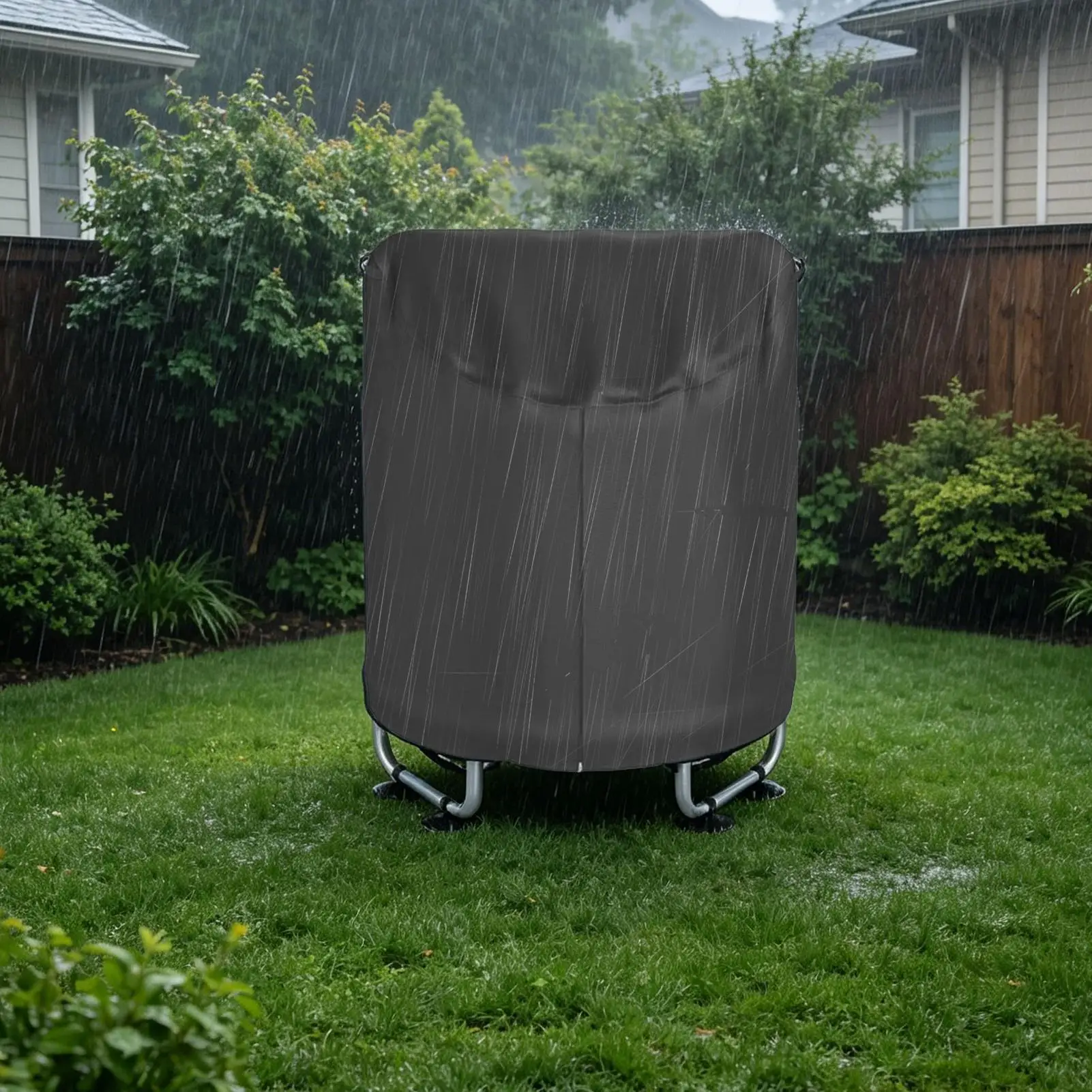 

Чехол для батута, устойчивый к разрывам, универсальный, водонепроницаемый, с защитой от солнца, для улицы, для детей, для патио, сада, заднего двора, газона