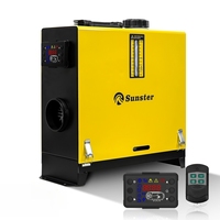 8KW 12V/24V Diesel Heater With LCD Panel & Remote Control Silencer Rapid Heating Car Parking Heater For Truck Boat Car RV Camper