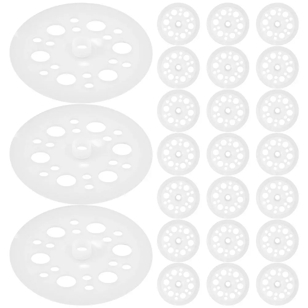 

300Pcs Plastic Insulation Washers 45Mm Polypropylene Load Spreading Flat Washers for Screws Nails Foam Board Fixing Support