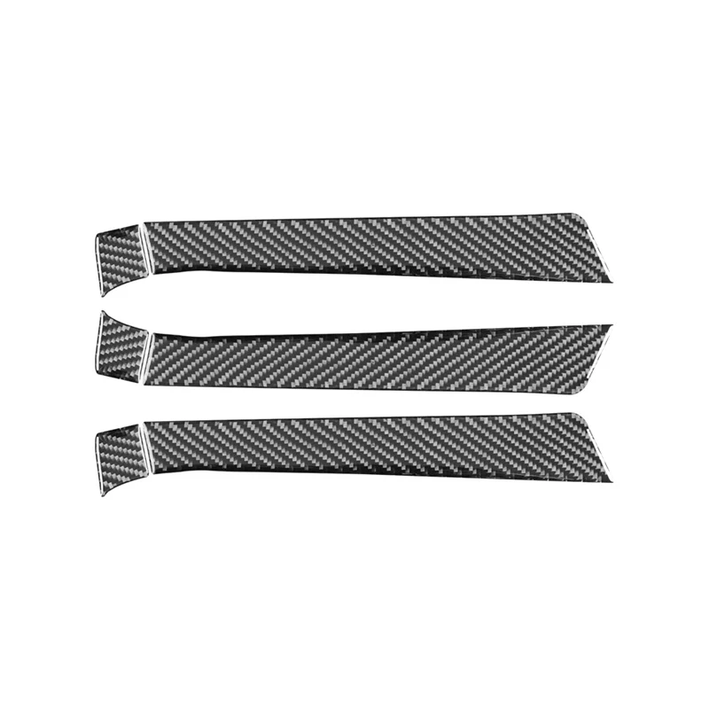 For Audi Q7 2007-2015 Car Accessories Carbon Fiber Interior Auto Door Armrest Decorative Sticker Cover Trim Frame Protection