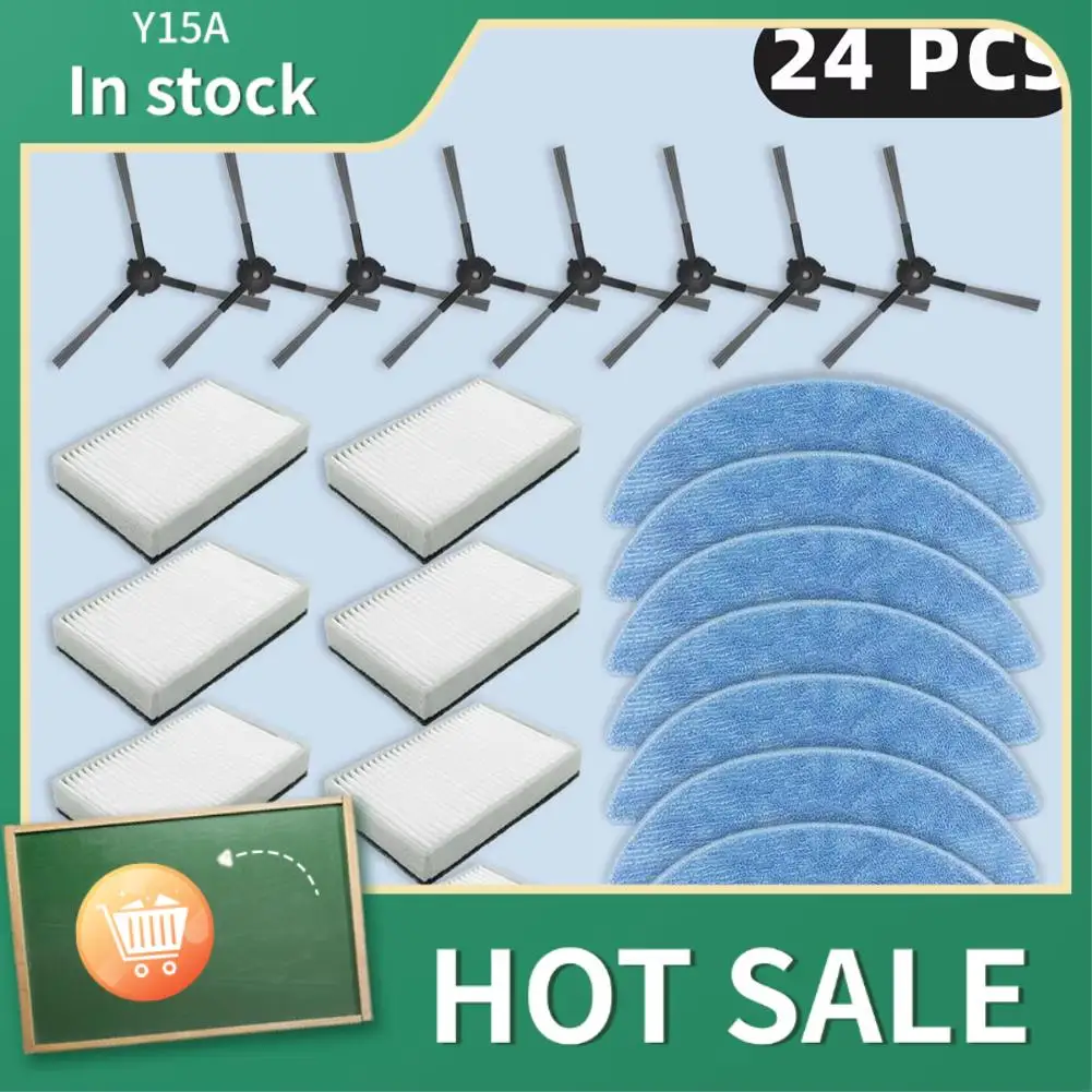 

Y15A Compatible For ECOVACS YEEDI Y1 PLUS / Y1 PRO PLUS Spare Parts Side Brush Hepa Filter Mop Cloth Accessories