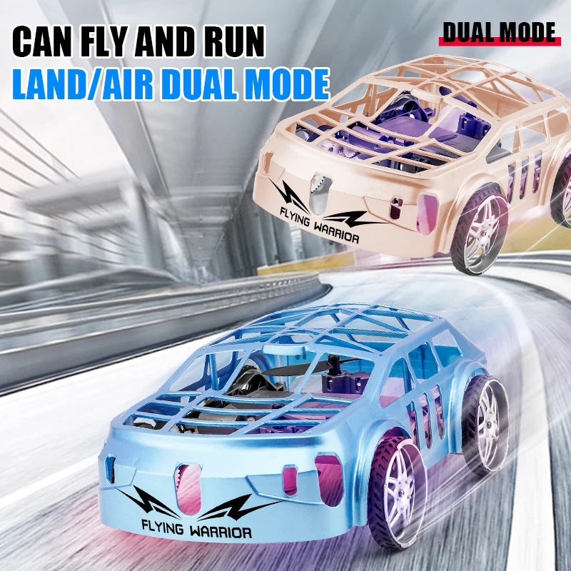 Rc Flying Car Drone 2 In1 Dual Mode Racing Cars Driving Air Land Drone 2.4G Remote Control Helicopter Plane Christmas Gifts Toys