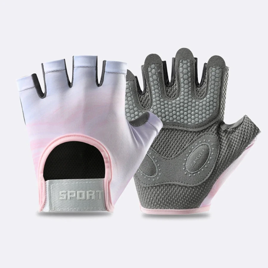 Sport- und Fitnesshandschuhe, Unisex, atmungsaktive Halbfingerhandschuhe, Trainings-Kettlebells, Fahrradgurte, Handgelenkschützer, Eisenhandschuhe – Detail 10