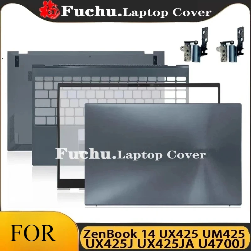 FOR ASUS ZenBook 14 UX425 UM425 UX425J UX425JA U4700J Laptop LCD Back Cover Front Bezel Palmrest Hinges Bottom Case