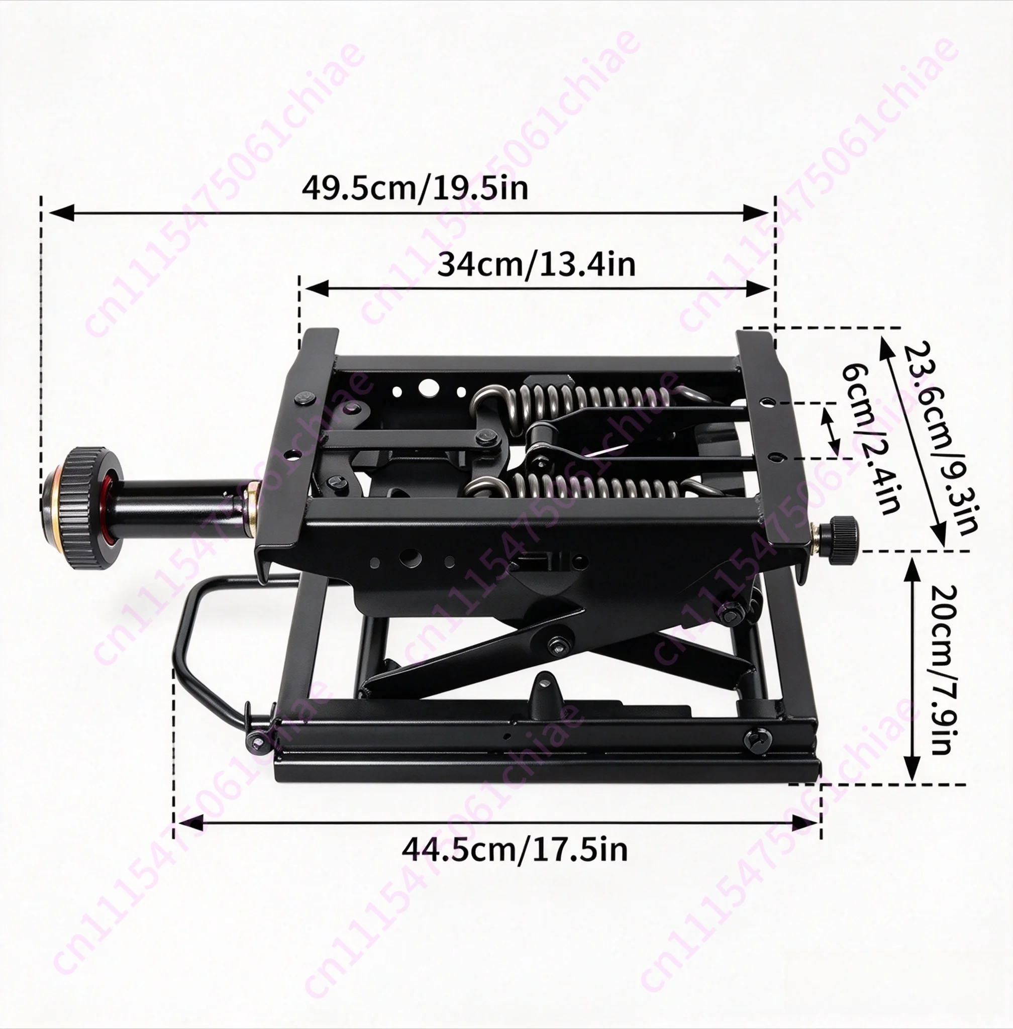 Truck Suspension Base Universal Simple Installation Steel Alloy Seat Damping Base Mechanical High Hardness for RV for Boat