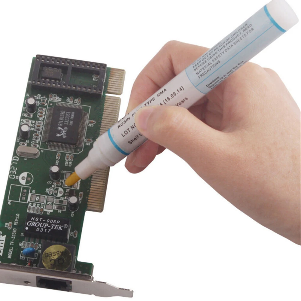 10 مللي لحام الصنوبري تدفق القلم 951 منخفضة الصلبة غير نظيفة لتقوم بها بنفسك كيستر لحام قوة تنظيف قلم لحام مجاني