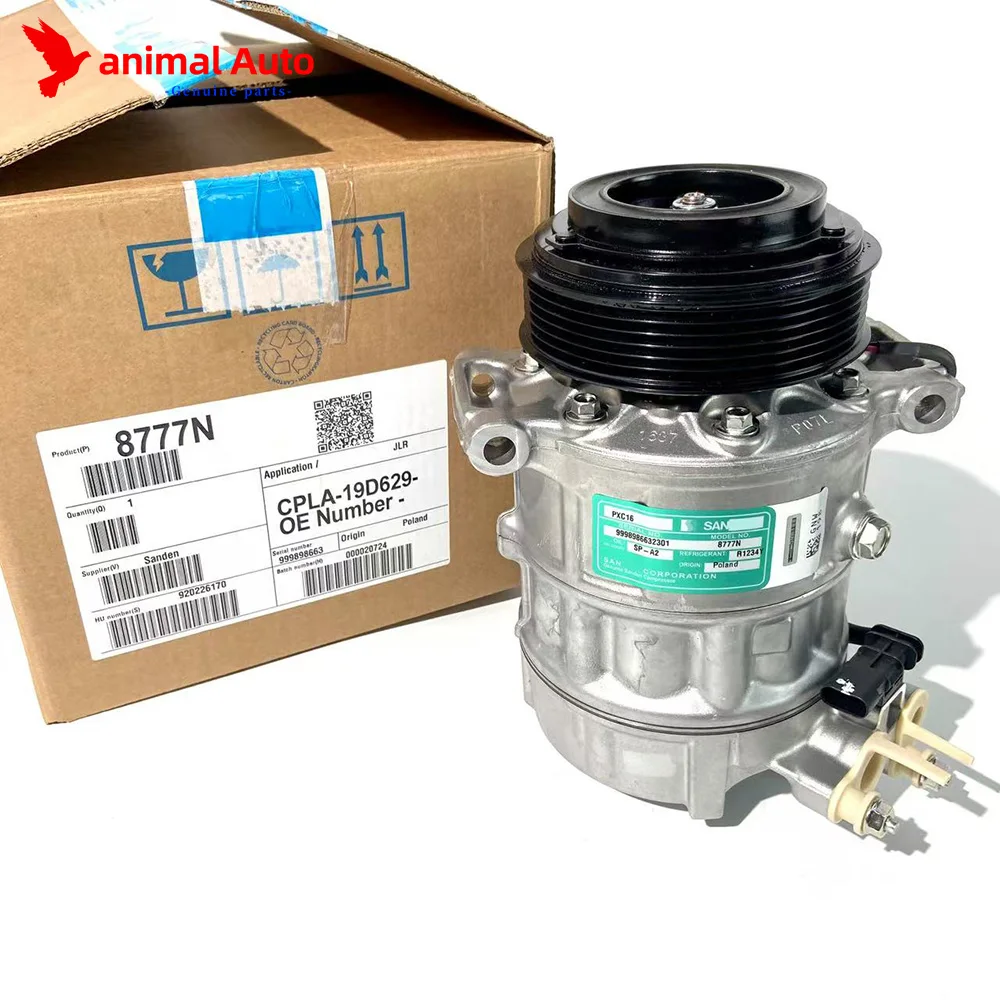 Фото Новый OEM компрессор переменного тока для Land Rover Discovery Range Rover Jaguar XF XJ 5.0 LR 057692   LR 068128   LR 112585