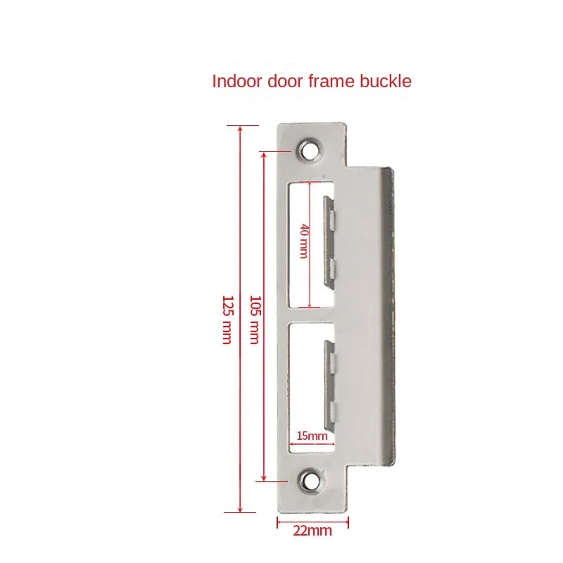 Imagem -04 - Metal Bloqueio Eletrônico Corpo Mortise para Tuya Reconhecimento Facial Impressão Digital Smart Door Lock 5050 Aço Inoxidável