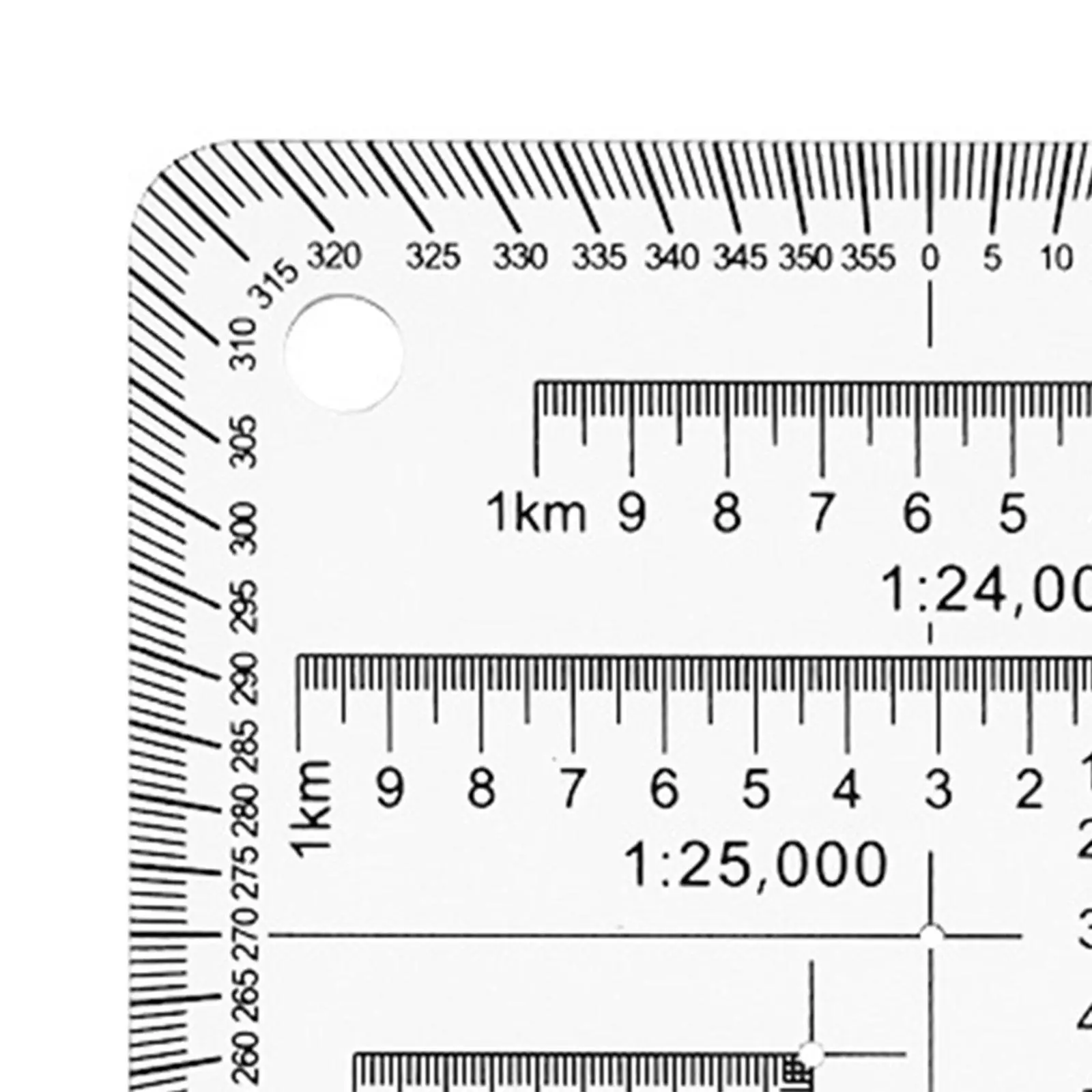 Righelli angolari Utm righello a Coordinate geografiche professionali apprendimento accurato per la lucidatura di Utm, Usng, Mgrs Coordinate all'aperto