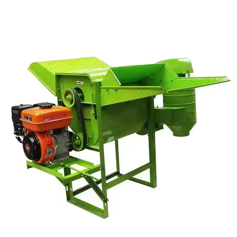 100-200KG/H Full Feeding Wheat Thresher Agricultural Threshing Machine for Soybean Sorghum Sesame Rice Grain