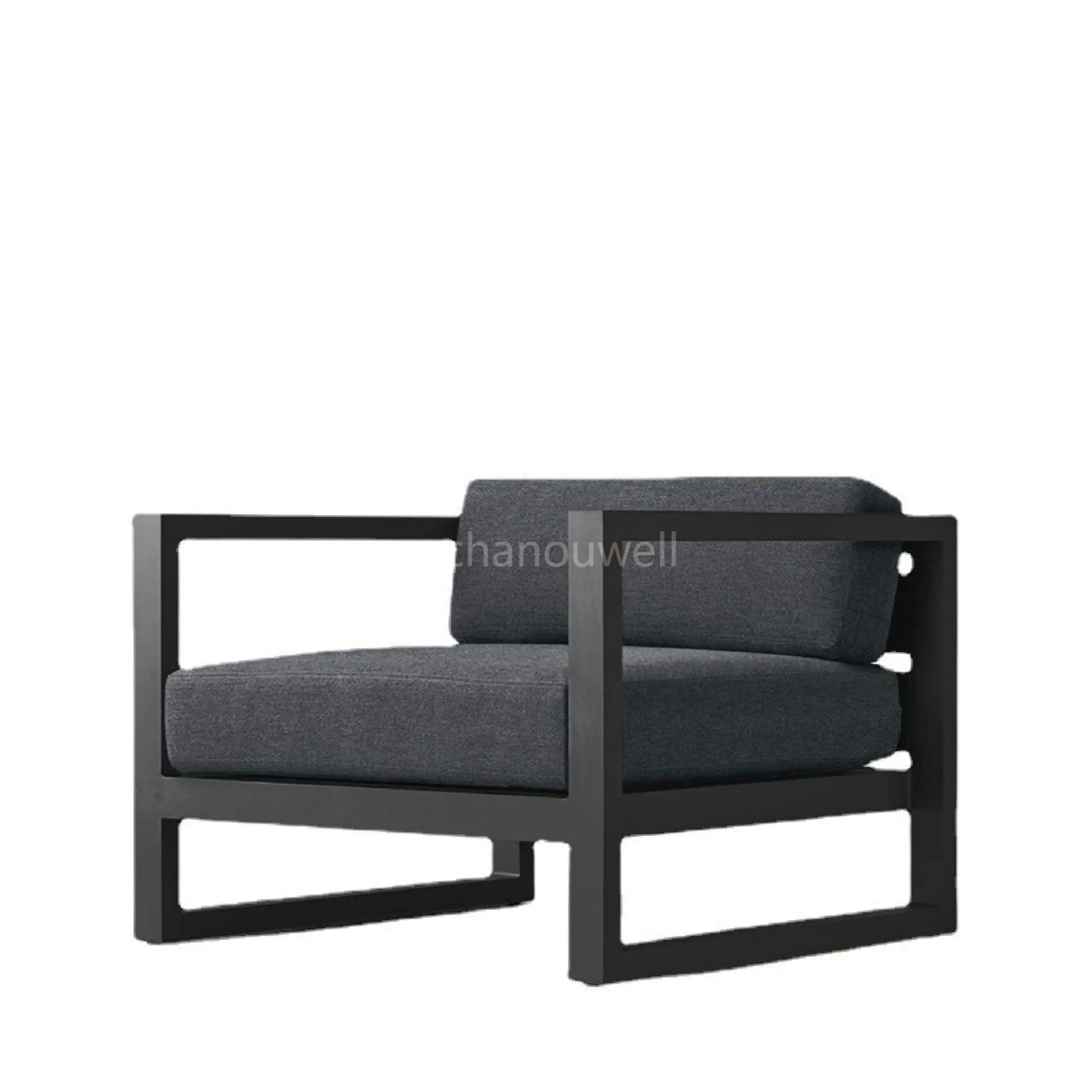 New Arrival Quality Living Room Furniture Black Rattan Round Back Dining Chair for Sale Outdoor Furniture