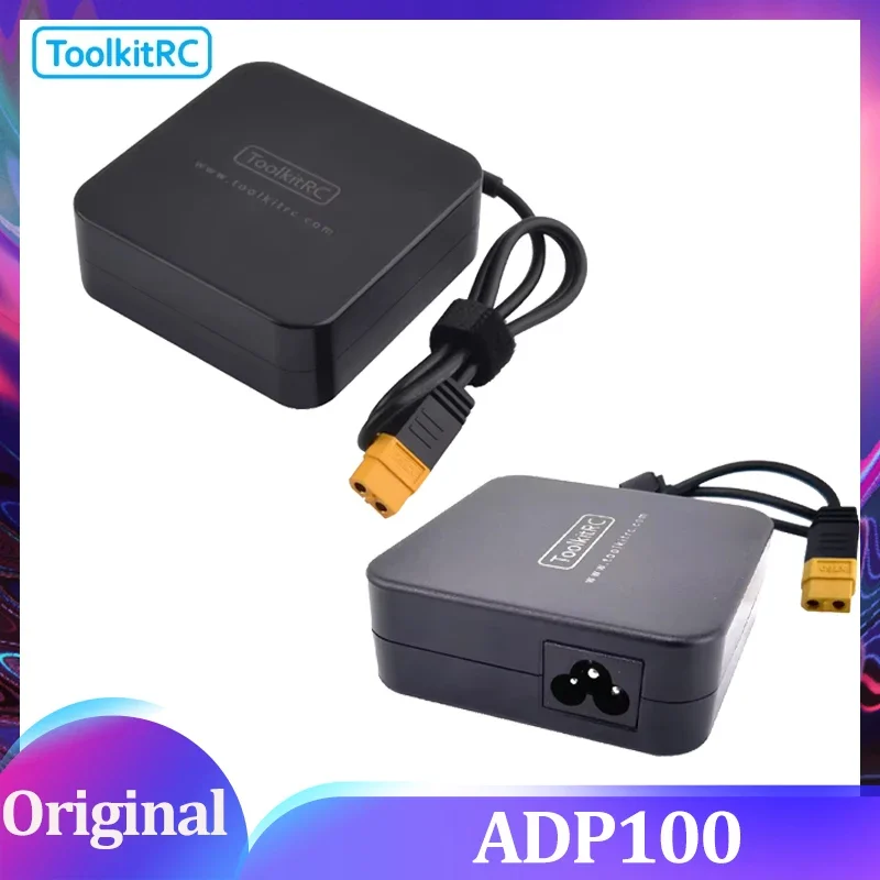 ToolKitRC ADP100 100W 20V Power Supply With XT60 Output Adapter For M6D M6 M7 M6DAC ISDT Q8 Q6 GT Power Hota HTRC SkyRC Charger