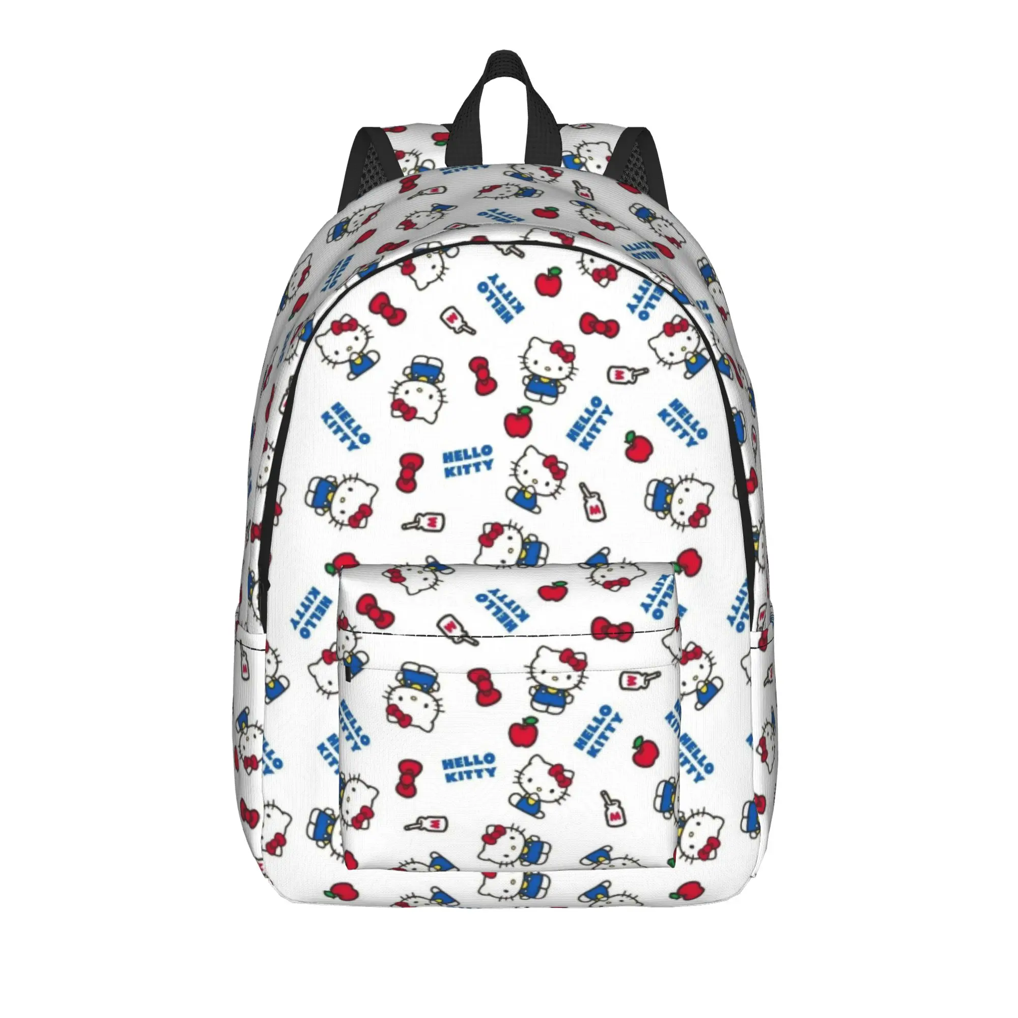 

Hello Kitty Backpack for Men Women Casual High School Business Daypack Cute Cartoon College Canvas Bags Outdoor