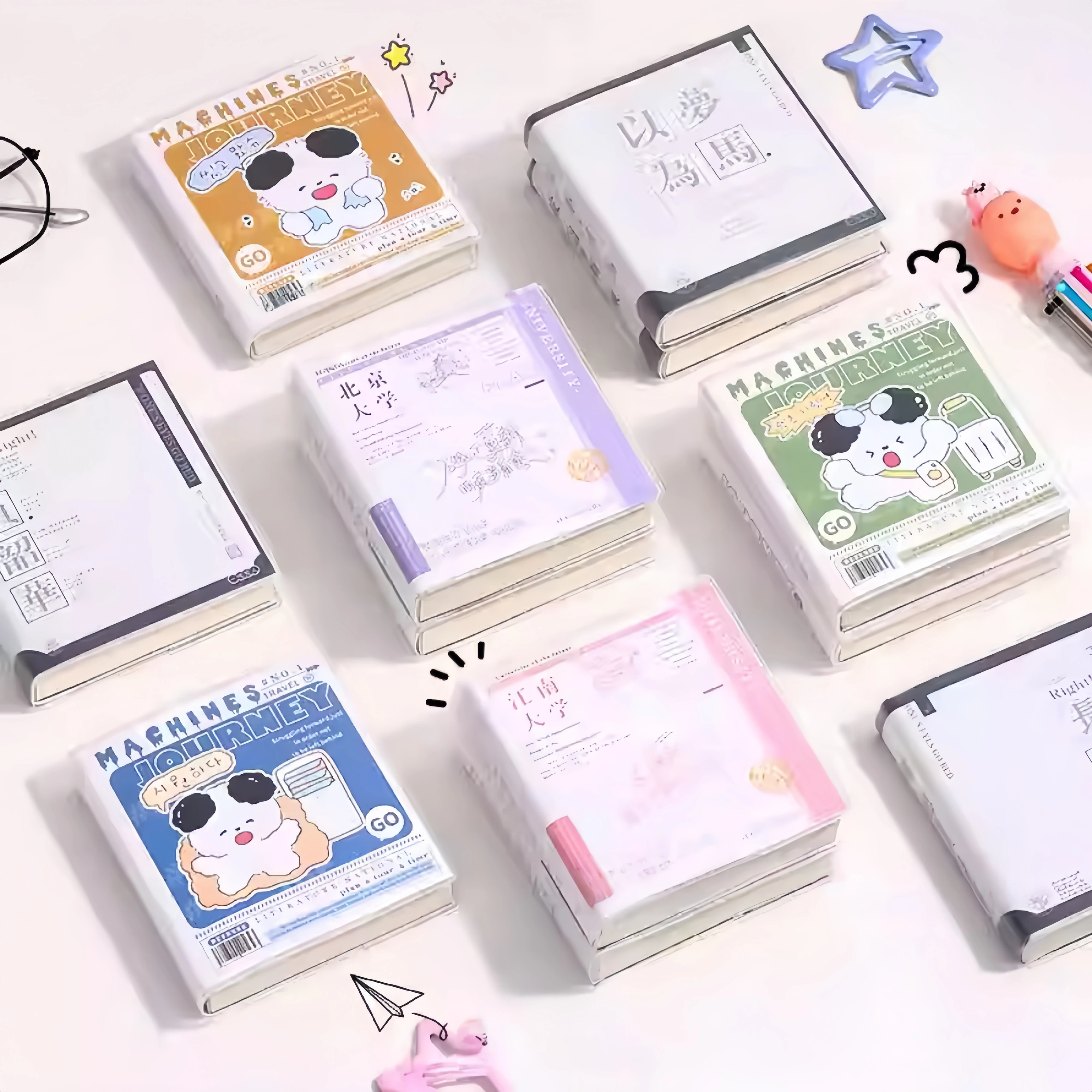 250ps Mini Tearable Portable Notebook Cute Student Use High Appearance Blank Small Strip Sticky Note Paper Convenient