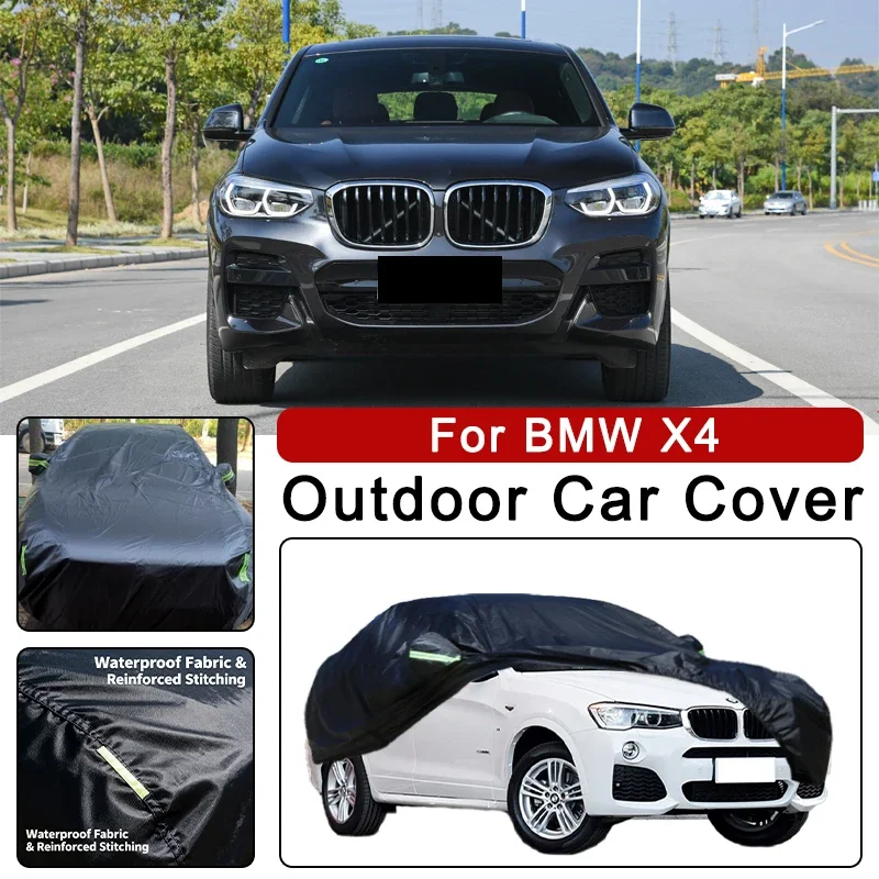 

Outdoor Car Cover Waterproof Dustproof UV Sun Protection, Full Car Protector Exterior Parts For BMW X4 F26 G02