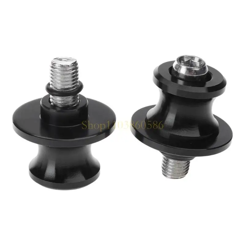 242A دراجة نارية عالمية Swingarm Stand Stand Sliders M6 الألومنيوم أرجوحة الذراع الذراع المسمار ملحقات الدراجات